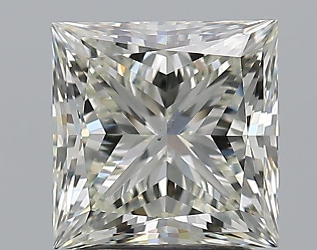 2.01ct K SI1 Rare Carat Ideal Cut Princess Diamond