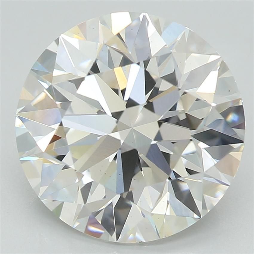 3.73ct F VS1 Excellent Cut Round Lab Grown Diamond