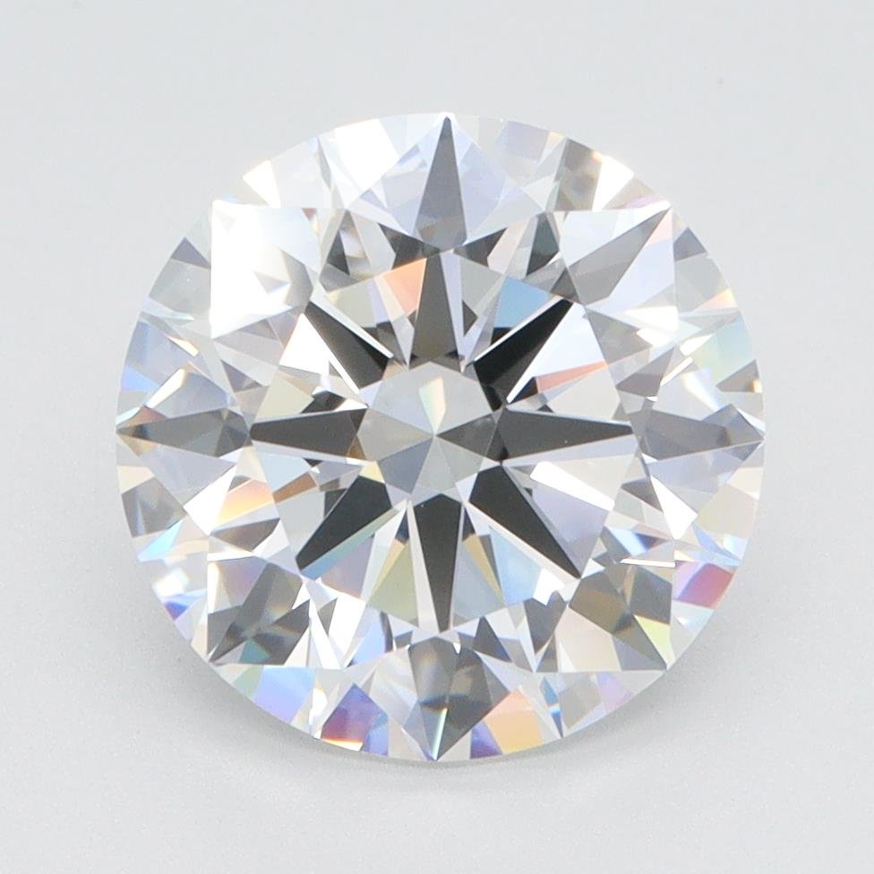 3.53ct E VVS2 Rare Carat Ideal Cut Round Lab Grown Diamond