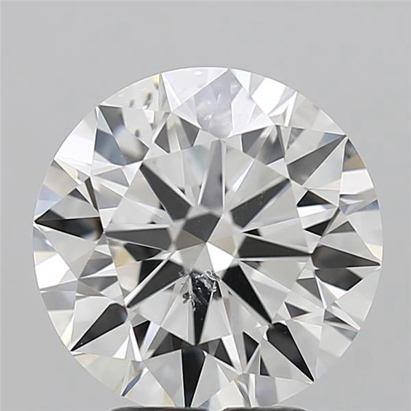 3.04ct G SI2 Rare Carat Ideal Cut Round Diamond