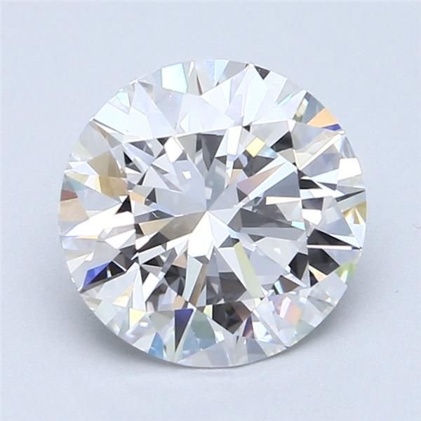 2.82ct F VS1 Rare Carat Ideal Cut Round Diamond