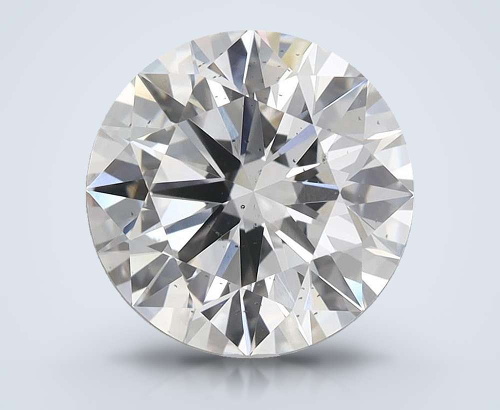 3.72 Carat Round Lab Diamond