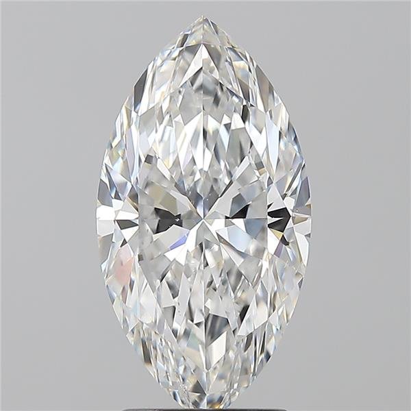 3.01ct E SI1 Rare Carat Ideal Cut Marquise Diamond