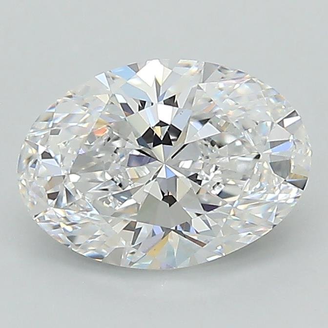 1.23ct D VS1 Rare Carat Ideal Cut Oval Lab Grown Diamond