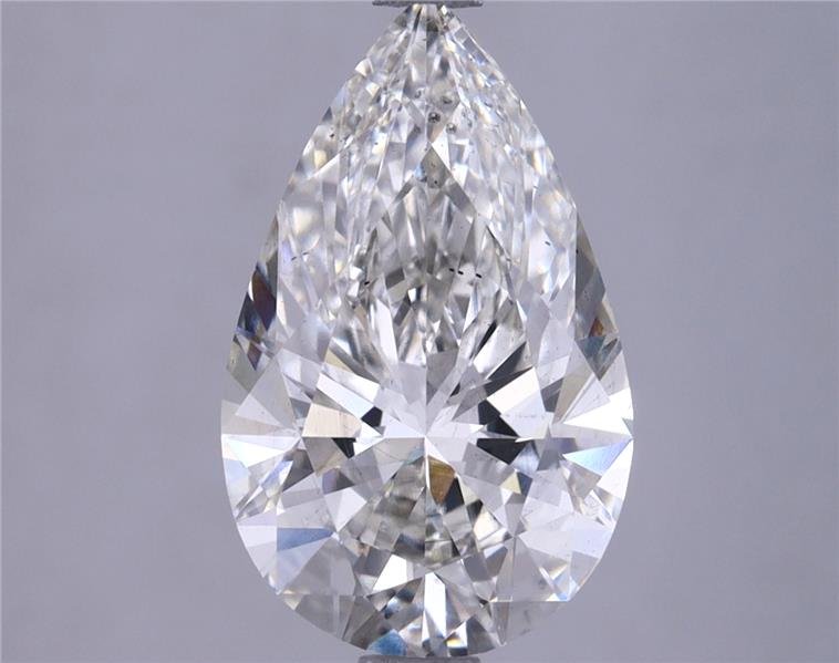 2.42ct H SI1 Rare Carat Ideal Cut Pear Lab Grown Diamond