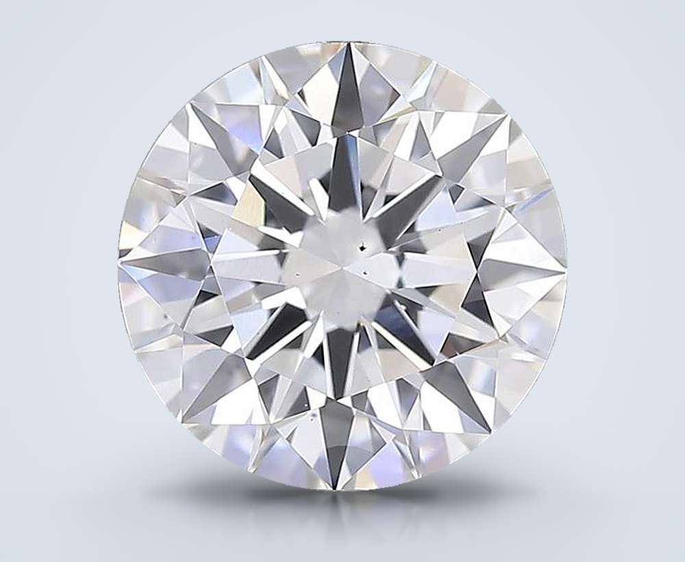 4.27 Carat Round Lab Diamond