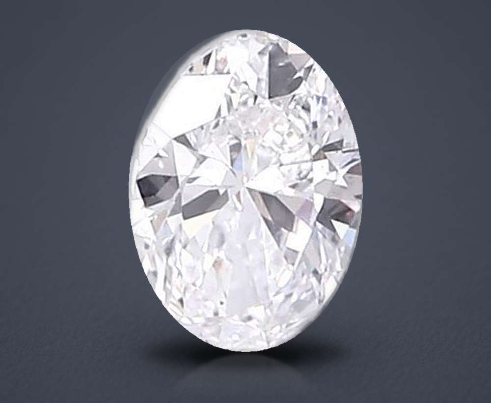 0.61 Carat Oval Lab Diamond
