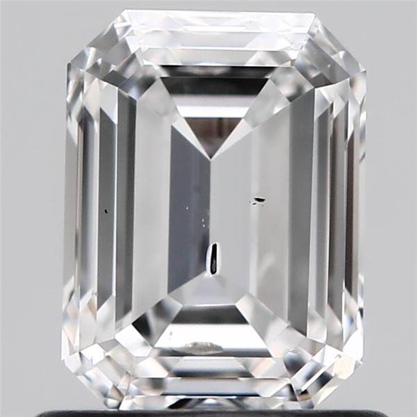 0.97ct E SI2 Excellent Cut Emerald Lab Grown Diamond