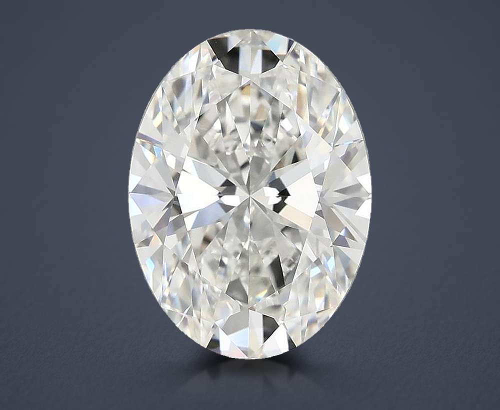 3.77 Carat Oval Lab Diamond