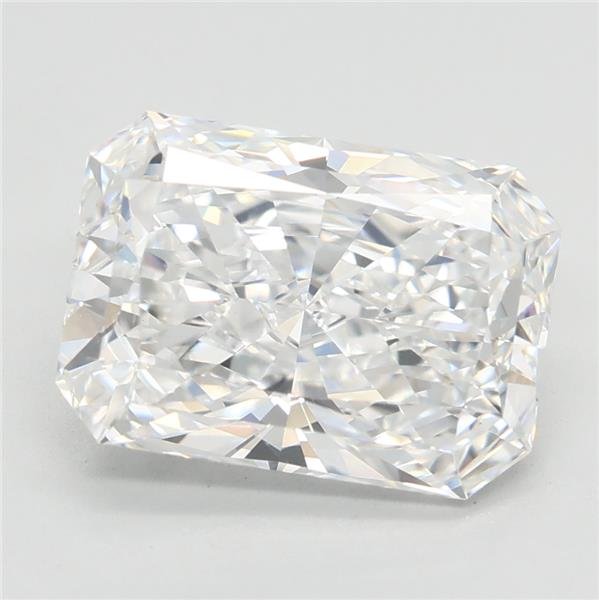3.02ct E VVS2 Rare Carat Ideal Cut Radiant Lab Grown Diamond