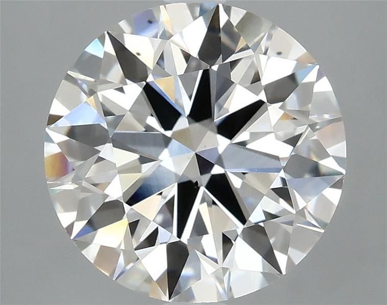 3.68ct F SI1 Rare Carat Ideal Cut Round Lab Grown Diamond