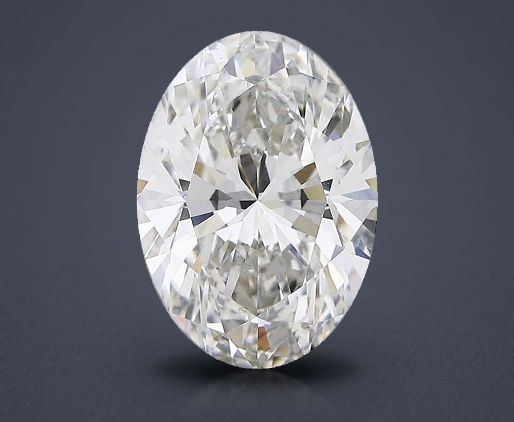 3.90 Carat Oval Lab Diamond