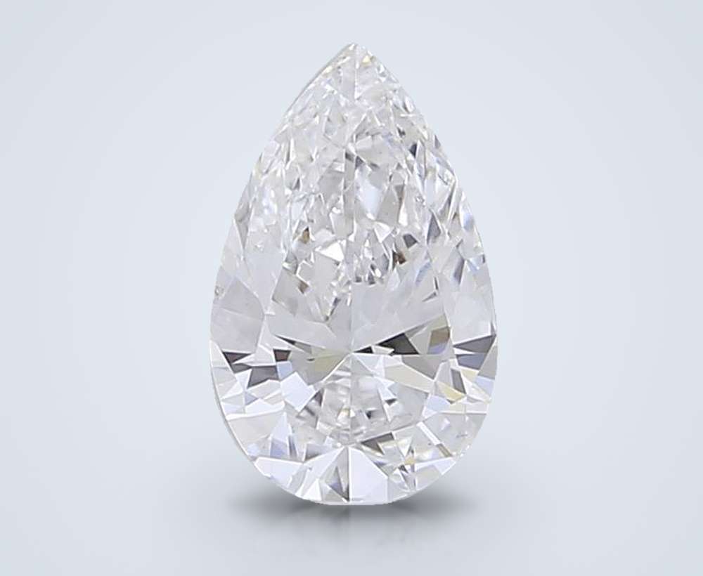 0.50 Carat Pear Lab Diamond