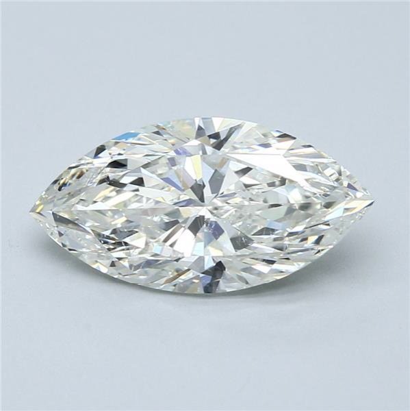 3.71ct J SI2 Rare Carat Ideal Cut Marquise Diamond