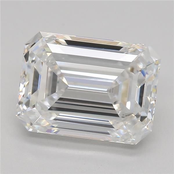 2.54ct E VS2 Rare Carat Ideal Cut Emerald Lab Grown Diamond
