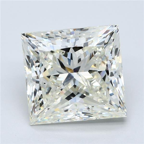 7.51ct K VS2 Very Good Cut Princess Diamond