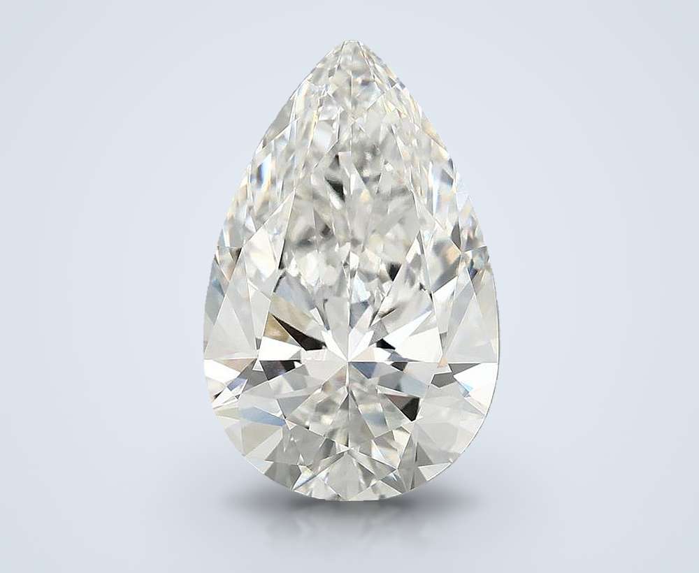 5.80 Carat Pear Lab Diamond