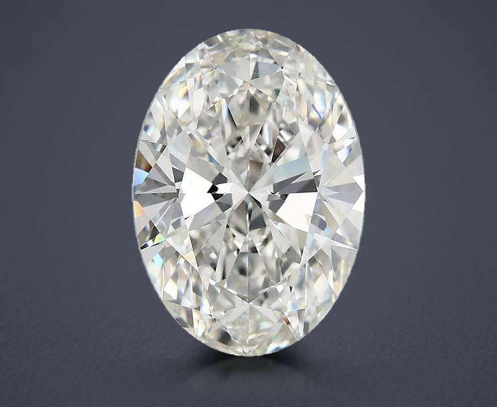 3.80 Carat Oval Lab Diamond