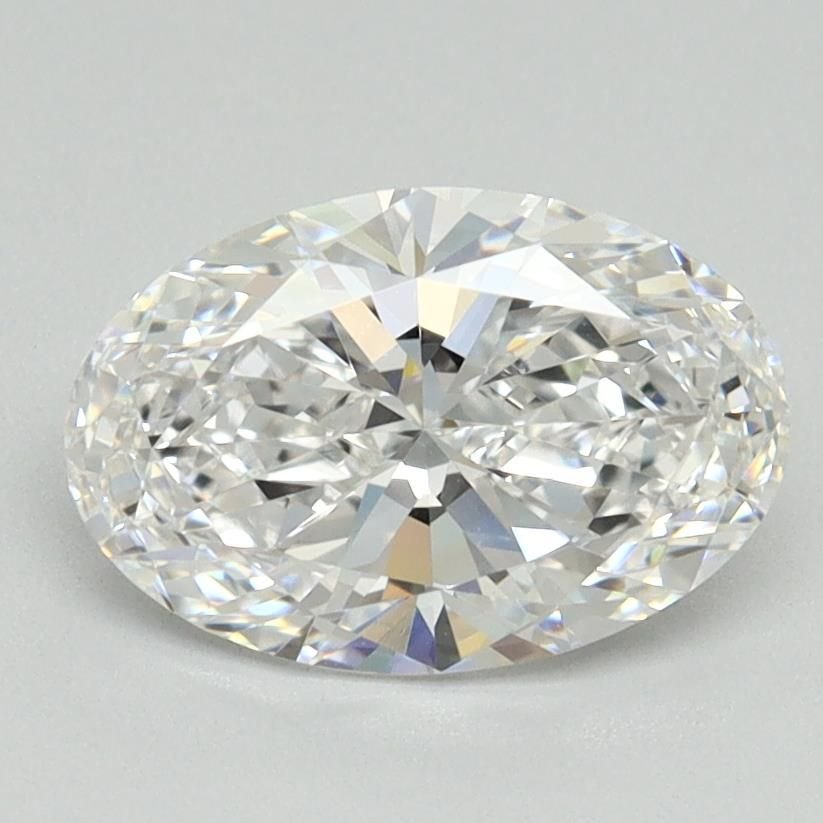 1.65ct D VVS2 Rare Carat Ideal Cut Oval Lab Grown Diamond