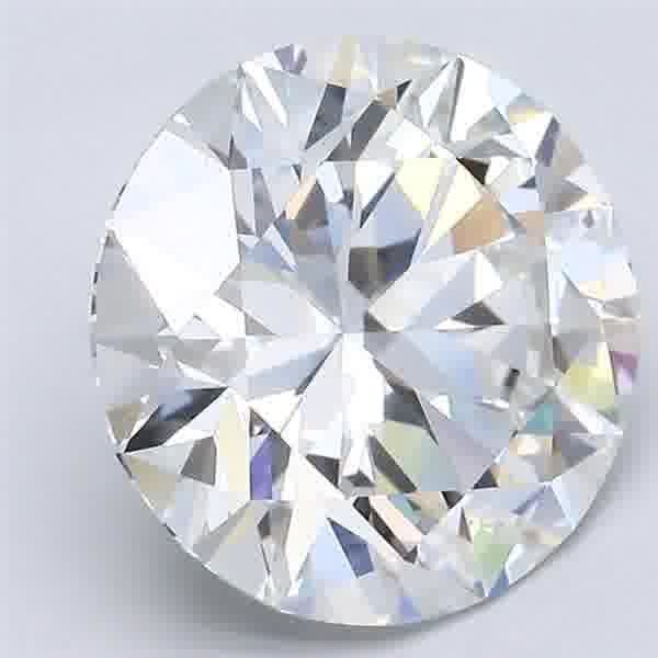 3.27ct G IF Rare Carat Ideal Cut Round Diamond