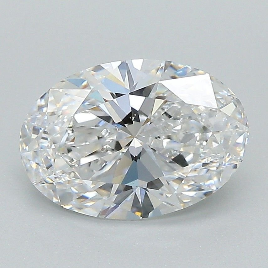 2.25ct F VVS2 Rare Carat Ideal Cut Oval Lab Grown Diamond