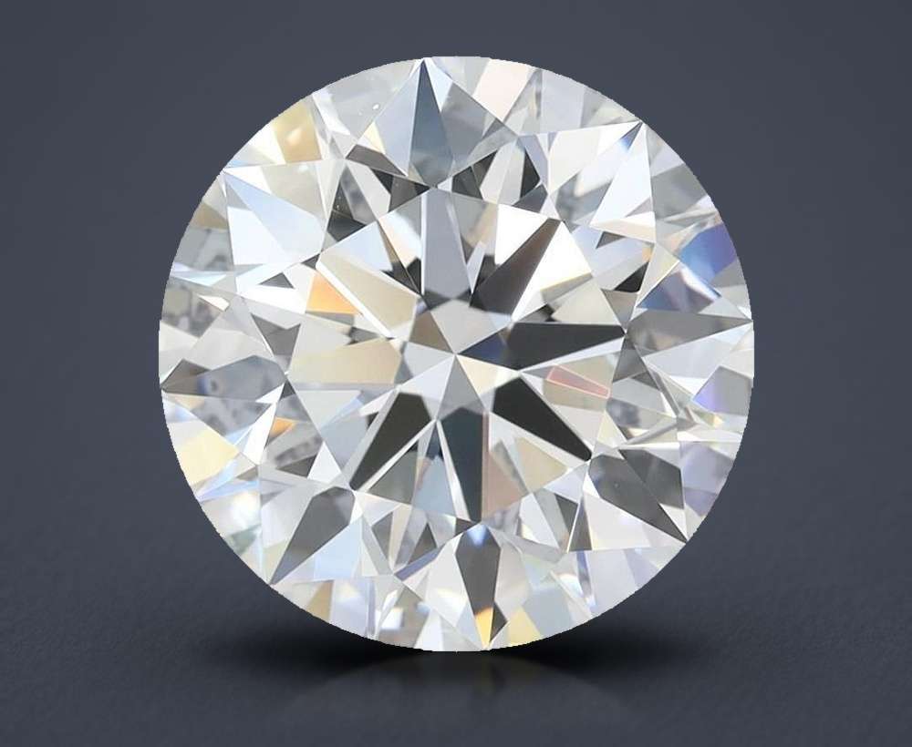3.78 Carat Round Lab Diamond