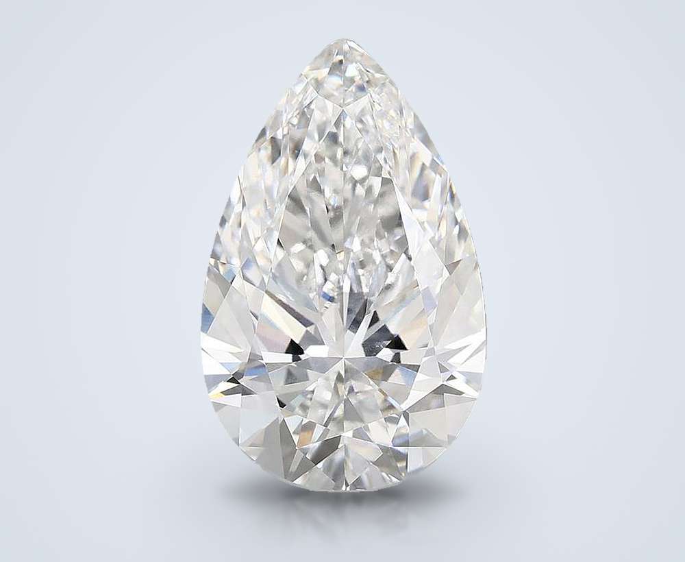 6.74 Carat Pear Lab Diamond