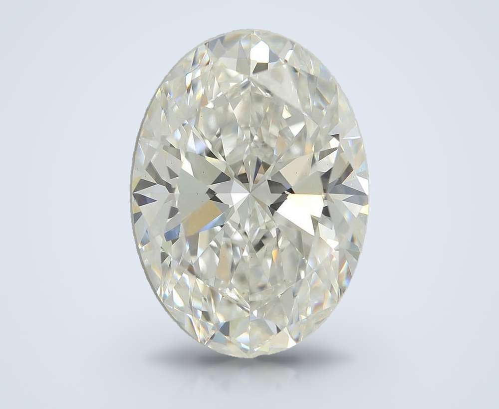 6.42 Carat Oval Lab Diamond