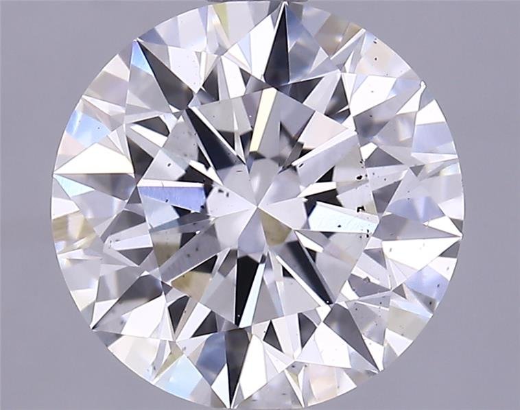 2.22ct F SI1 Rare Carat Ideal Cut Round Lab Grown Diamond