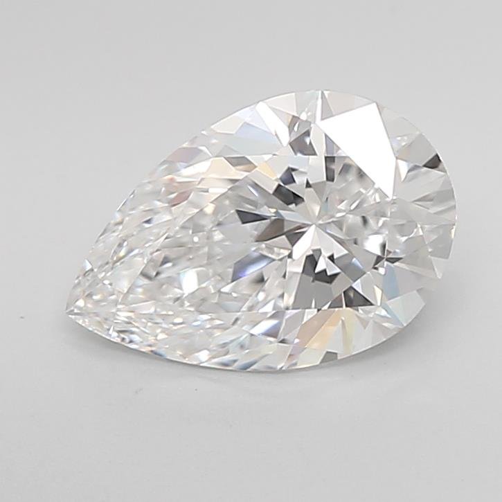 1.55ct E VVS2 Rare Carat Ideal Cut Pear Lab Grown Diamond