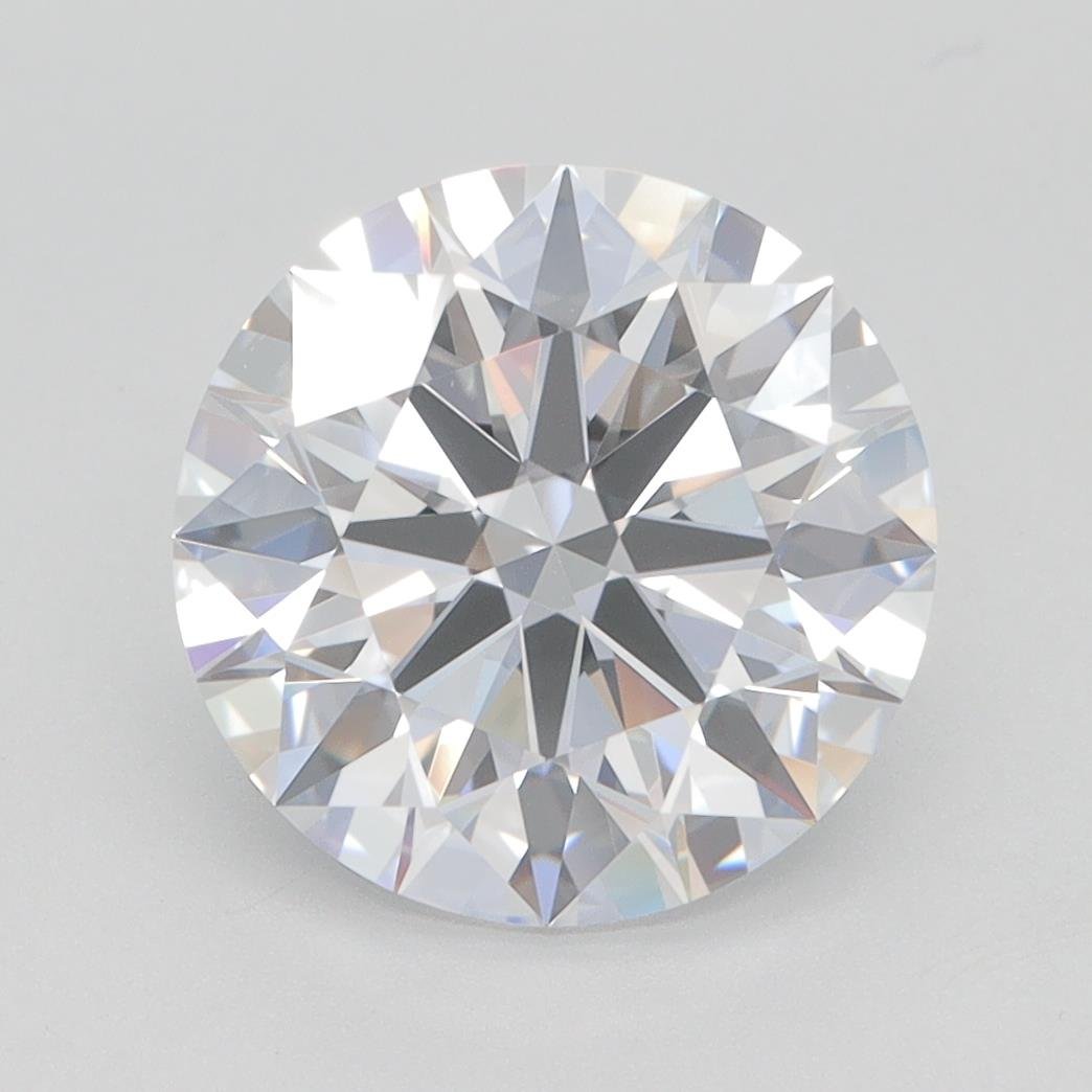 3.37ct D VVS2 Rare Carat Ideal Cut Round Lab Grown Diamond