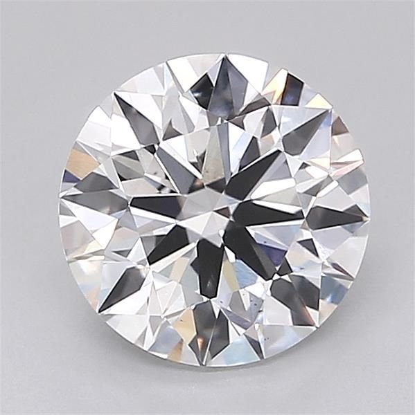 2.01ct D VS2 Rare Carat Ideal Cut Round Lab Grown Diamond