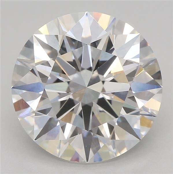 3.05ct E VVS2 Rare Carat Ideal Cut Round Lab Grown Diamond