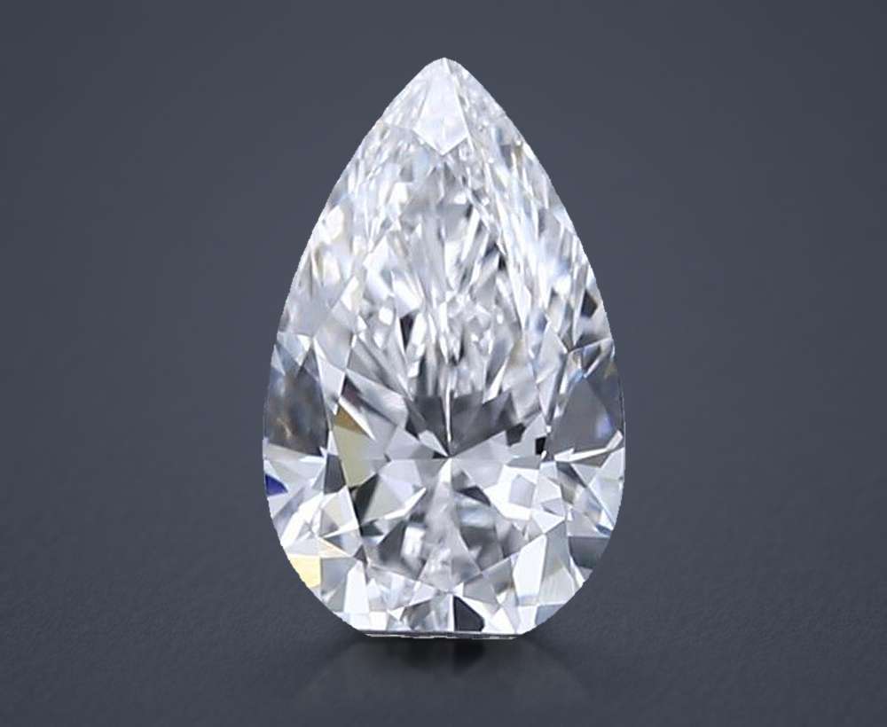 0.55 Carat Pear Lab Diamond