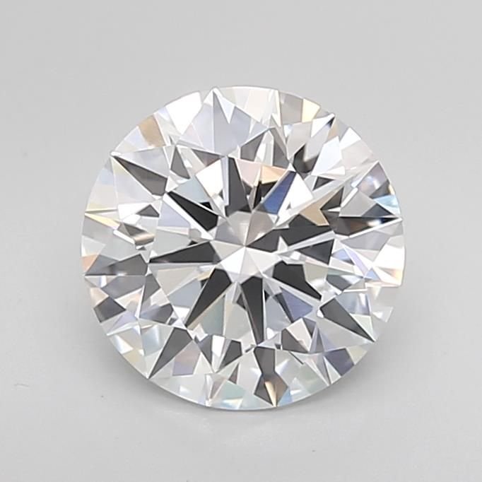 2.76ct D VVS2 Rare Carat Ideal Cut Round Lab Grown Diamond