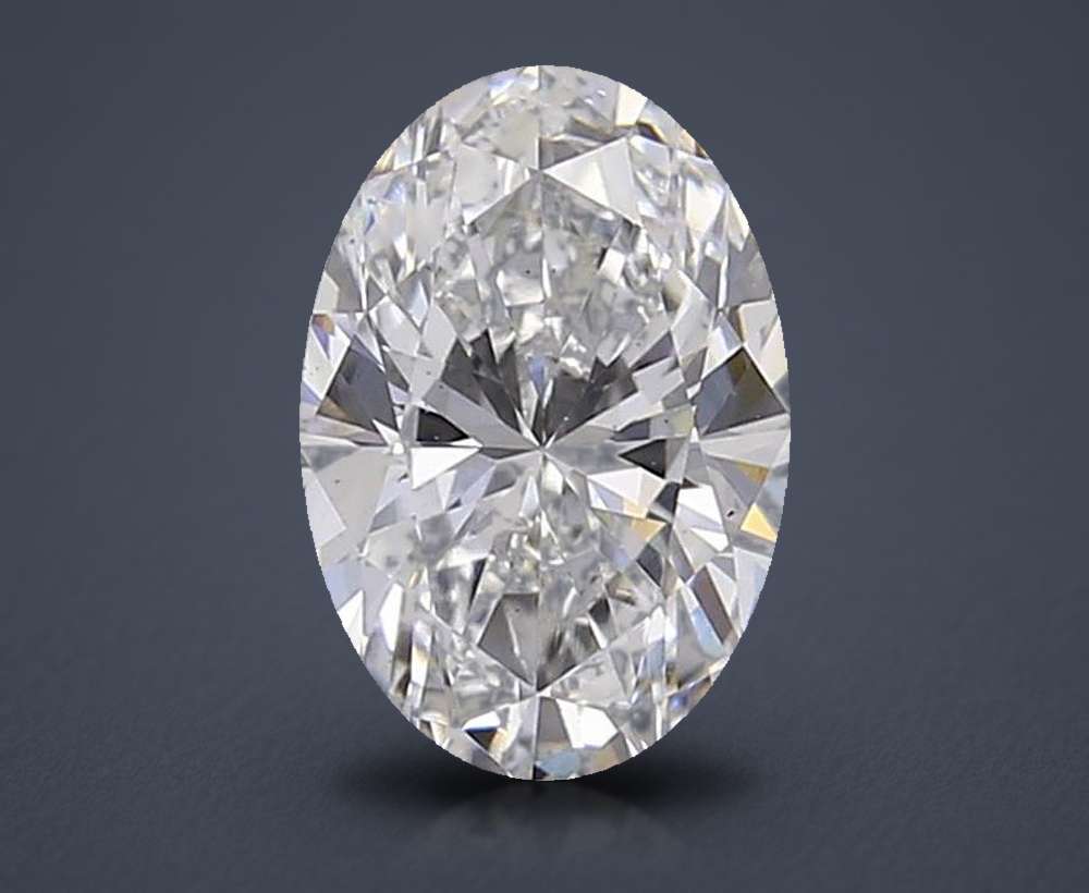0.61 Carat Oval Lab Diamond