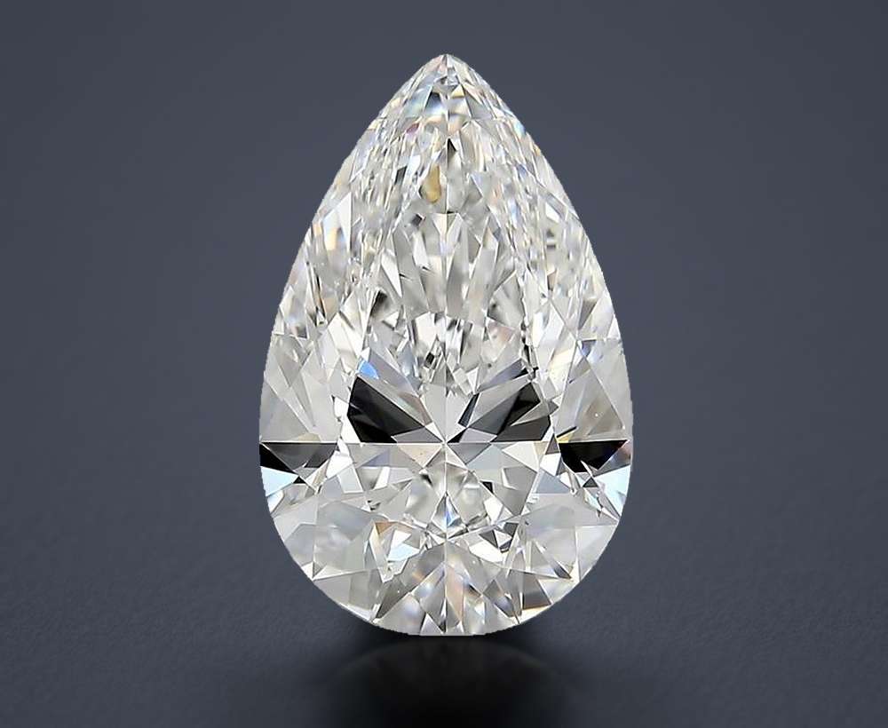 4.01 Carat Pear Natural Diamond