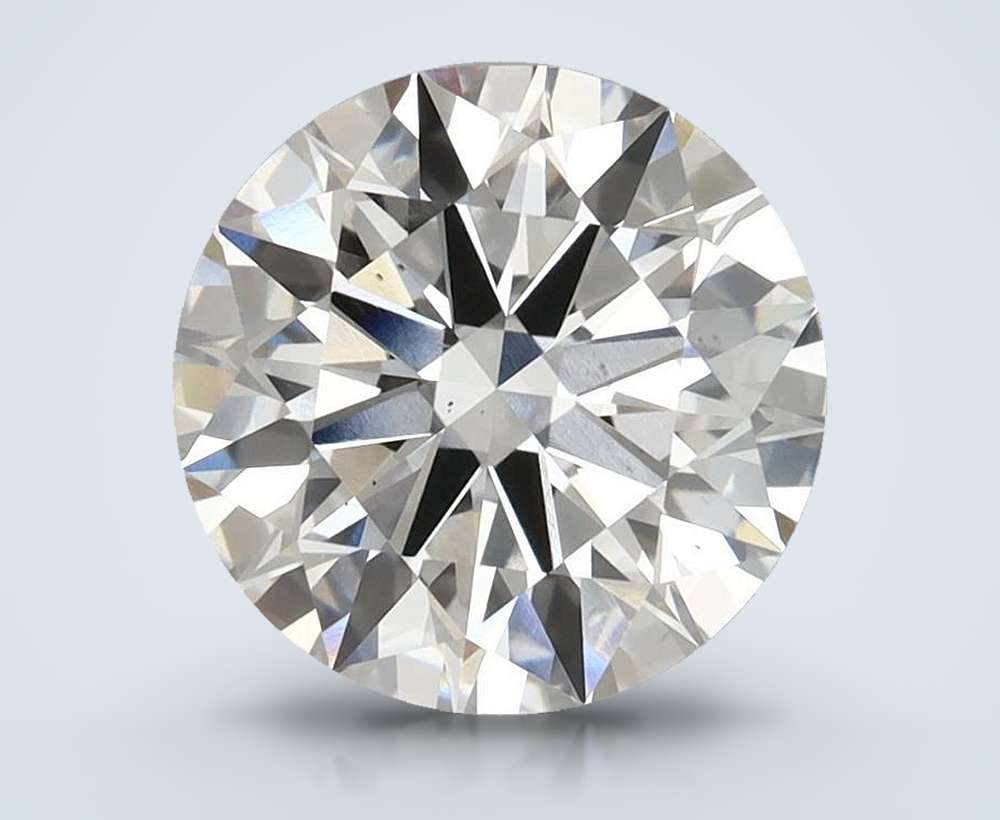 3.88 Carat Round Lab Diamond