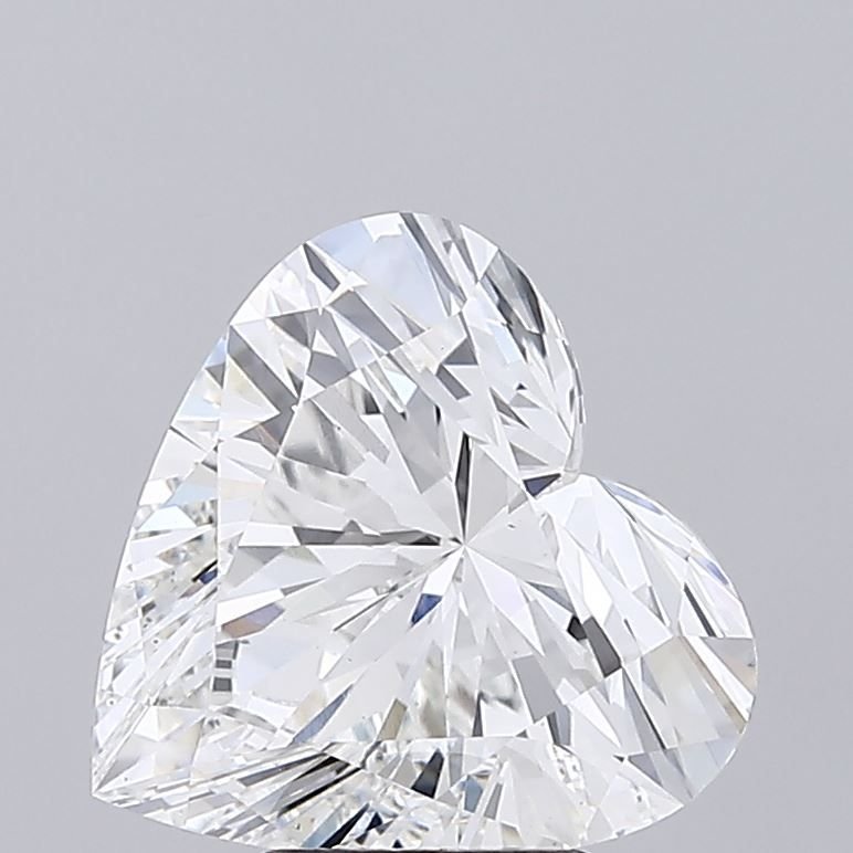 5.05ct F VS1 Rare Carat Ideal Cut Heart Lab Grown Diamond