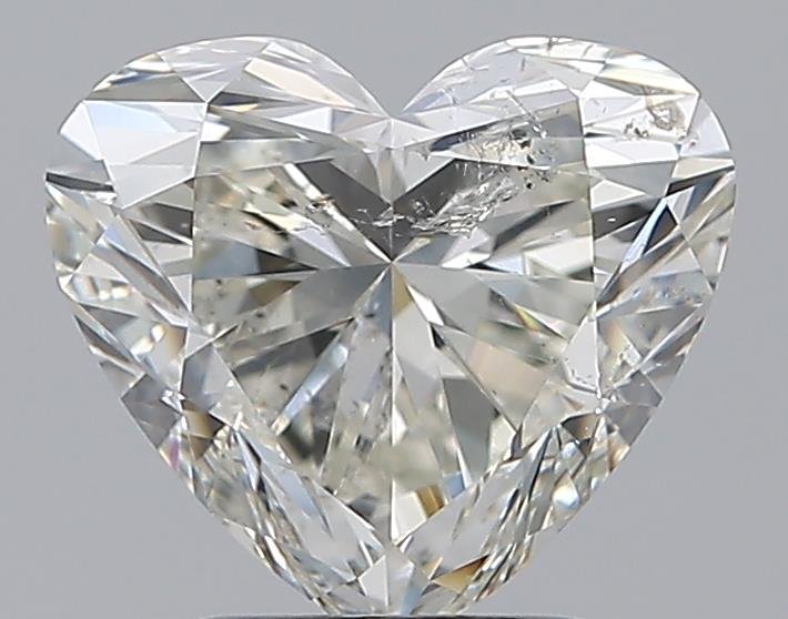 2.63ct H SI2 Rare Carat Ideal Cut Heart Diamond