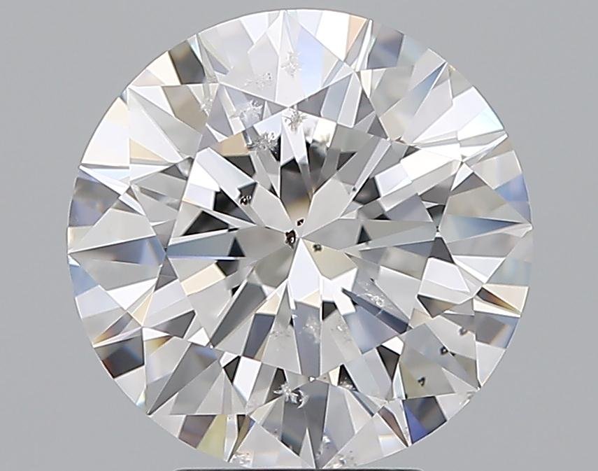 3.82ct D SI2 Rare Carat Ideal Cut Round Diamond