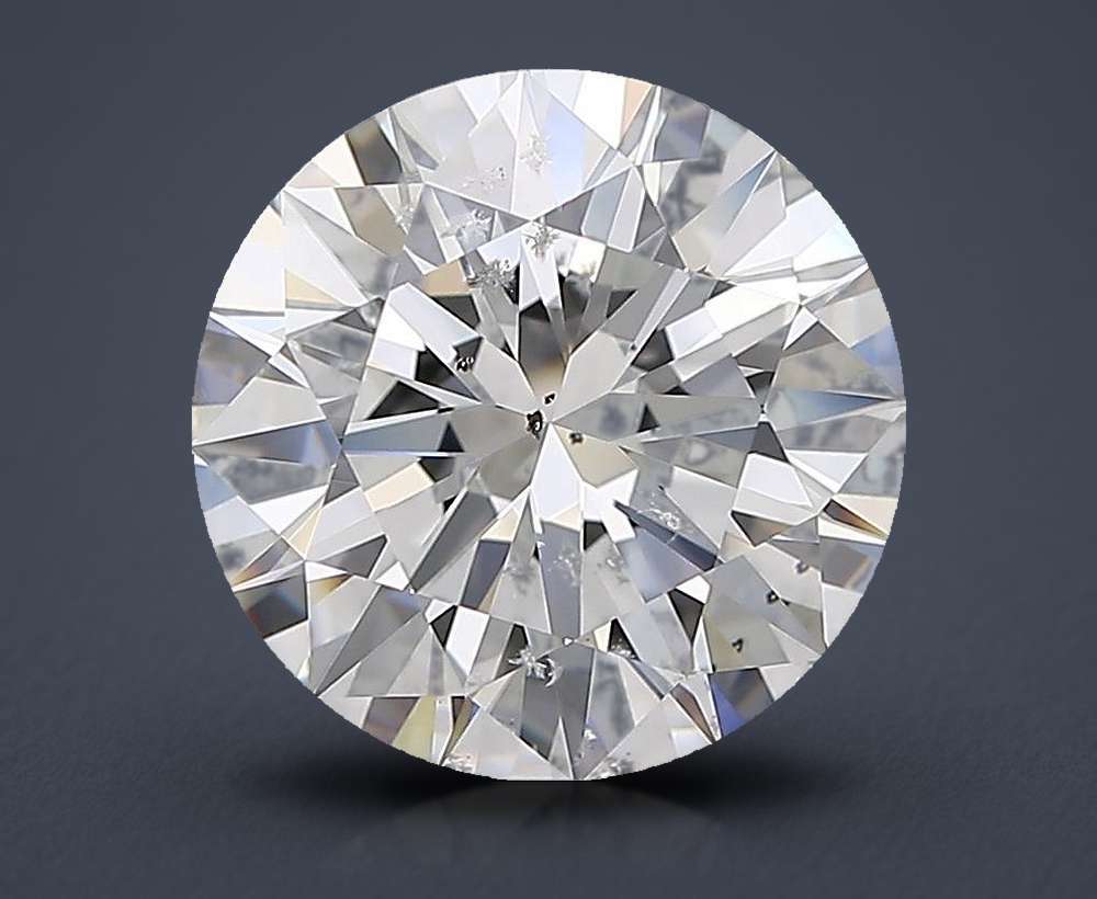 3.82 Carat Round Natural Diamond