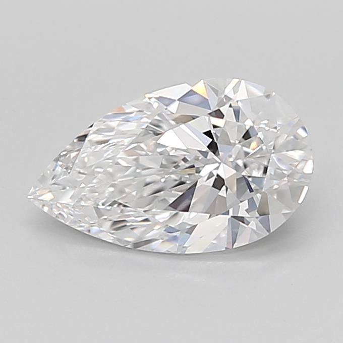 1.11ct D VVS2 Rare Carat Ideal Cut Pear Lab Grown Diamond