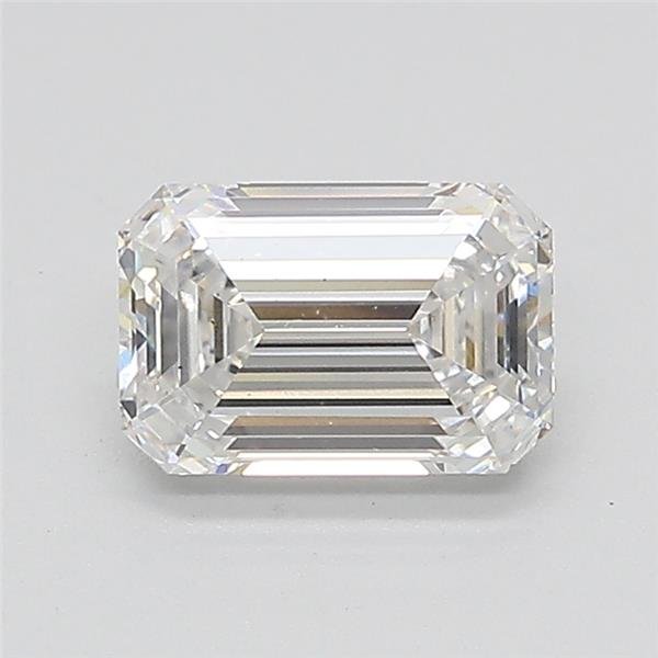 1.09ct E VS1 Rare Carat Ideal Cut Emerald Lab Grown Diamond