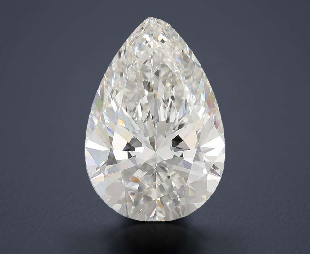 6.01 Carat Pear Lab Diamond