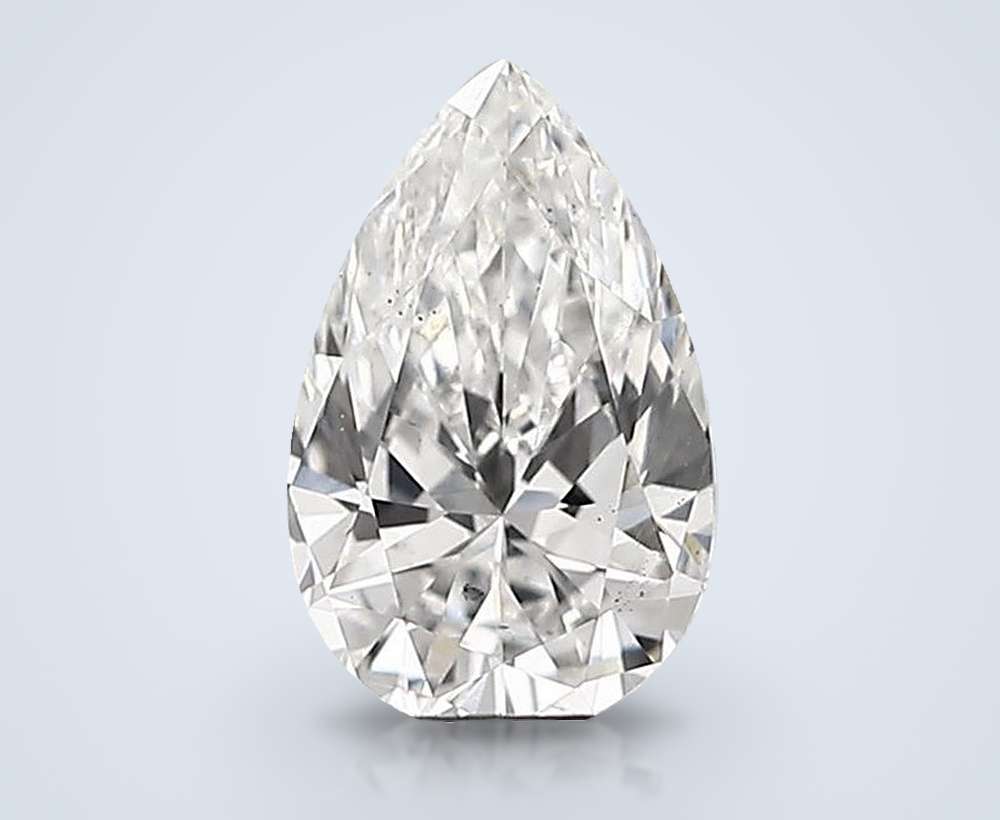 0.58 Carat Pear Lab Diamond