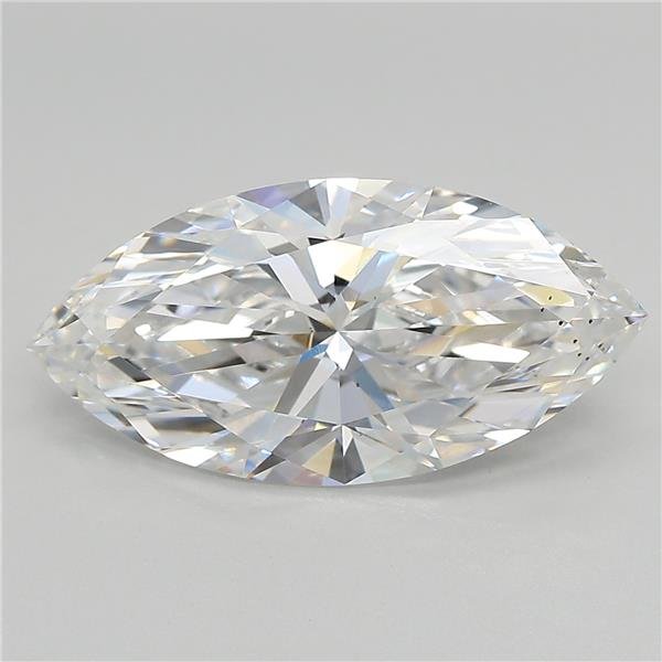 4.38ct F VS2 Rare Carat Ideal Cut Marquise Lab Grown Diamond