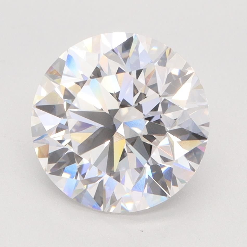 3.17ct F VVS2 Rare Carat Ideal Cut Round Lab Grown Diamond