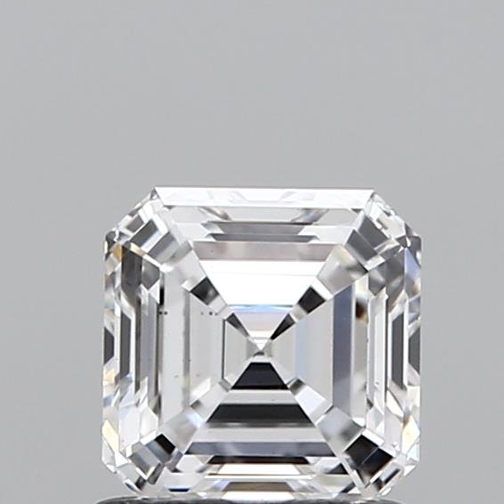 1.06ct E VS1 Rare Carat Ideal Cut Asscher Lab Grown Diamond