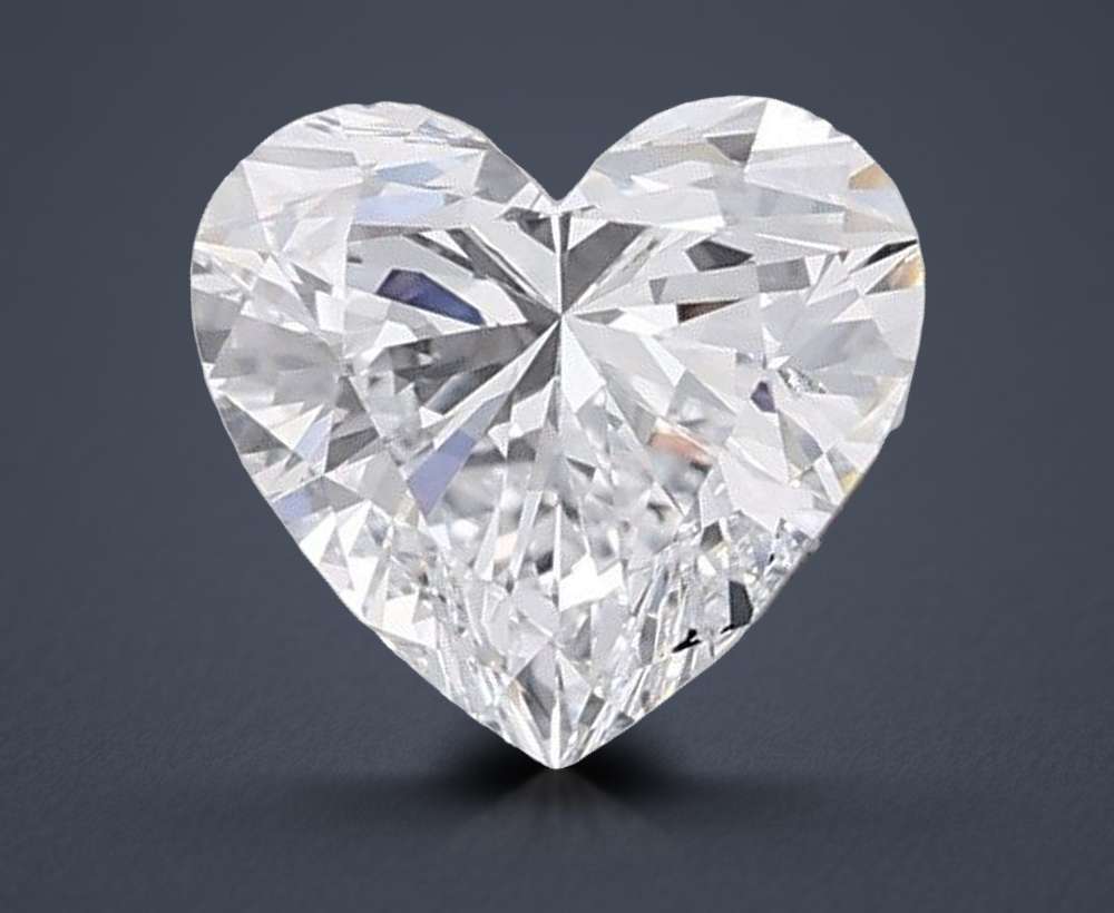1.00 Carat Heart Lab Diamond